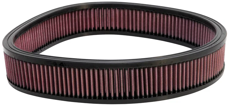 E-3735 – K&N FILTER Air Filter, Washable Red Cotton Gauze Round 14 Inch Outside Diameter x 2-1/2 Inch Height